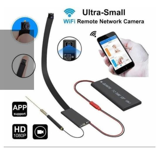 Mini Camara Espia Wifi Ip Hd 1080p 32gb