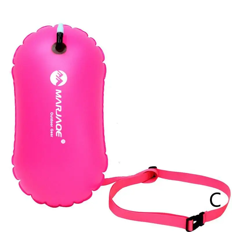 Swim Safe Buoy Tow Floats Inflatable Life Saving Swim Buoy PVC Inflated Air Drying Bag Drift Bag For Swimming Pool Open Water - Image 8