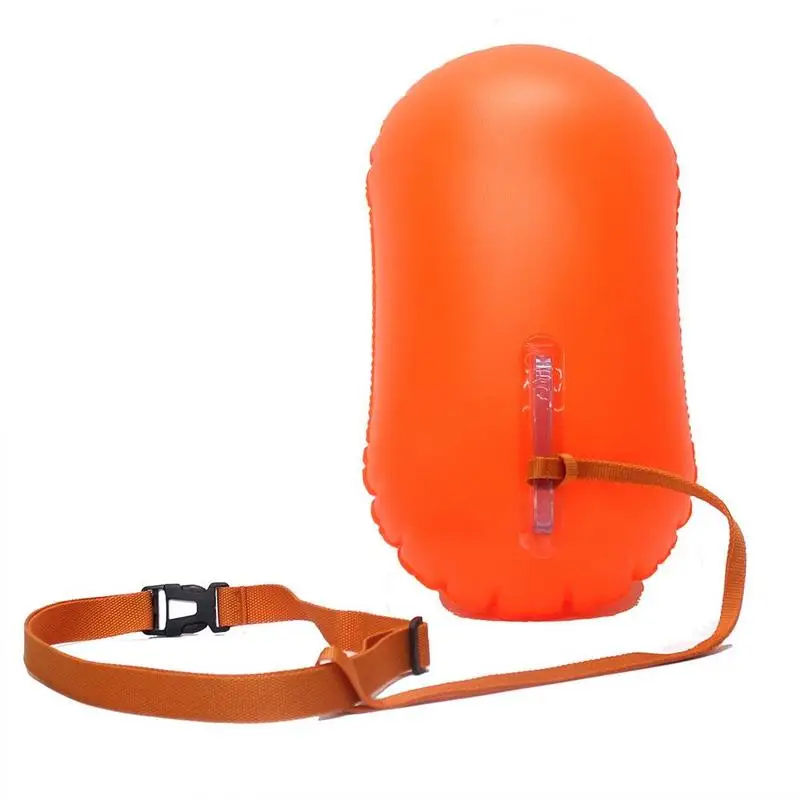 Swim Safe Buoy Tow Floats Inflatable Life Saving Swim Buoy PVC Inflated Air Drying Bag Drift Bag For Swimming Pool Open Water - Image 2